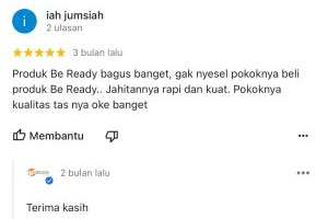 testimony pelanggan